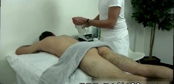  Male doctor giving gay man a handjob I applied my pawing lube on his